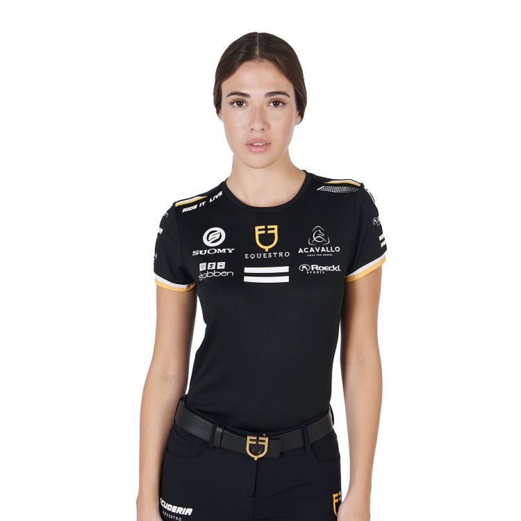 EQUESTRO - TRICOU DAMĂ MULTI LOGO