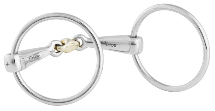 Stübben 2in1 Loose Ring Snaffle double broken