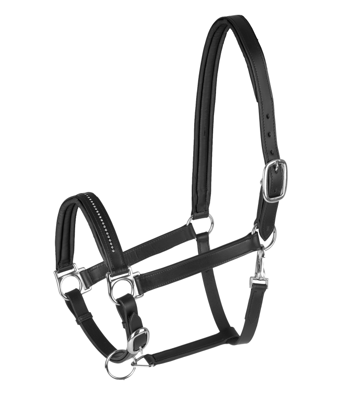 Star Diamond Leather Halter