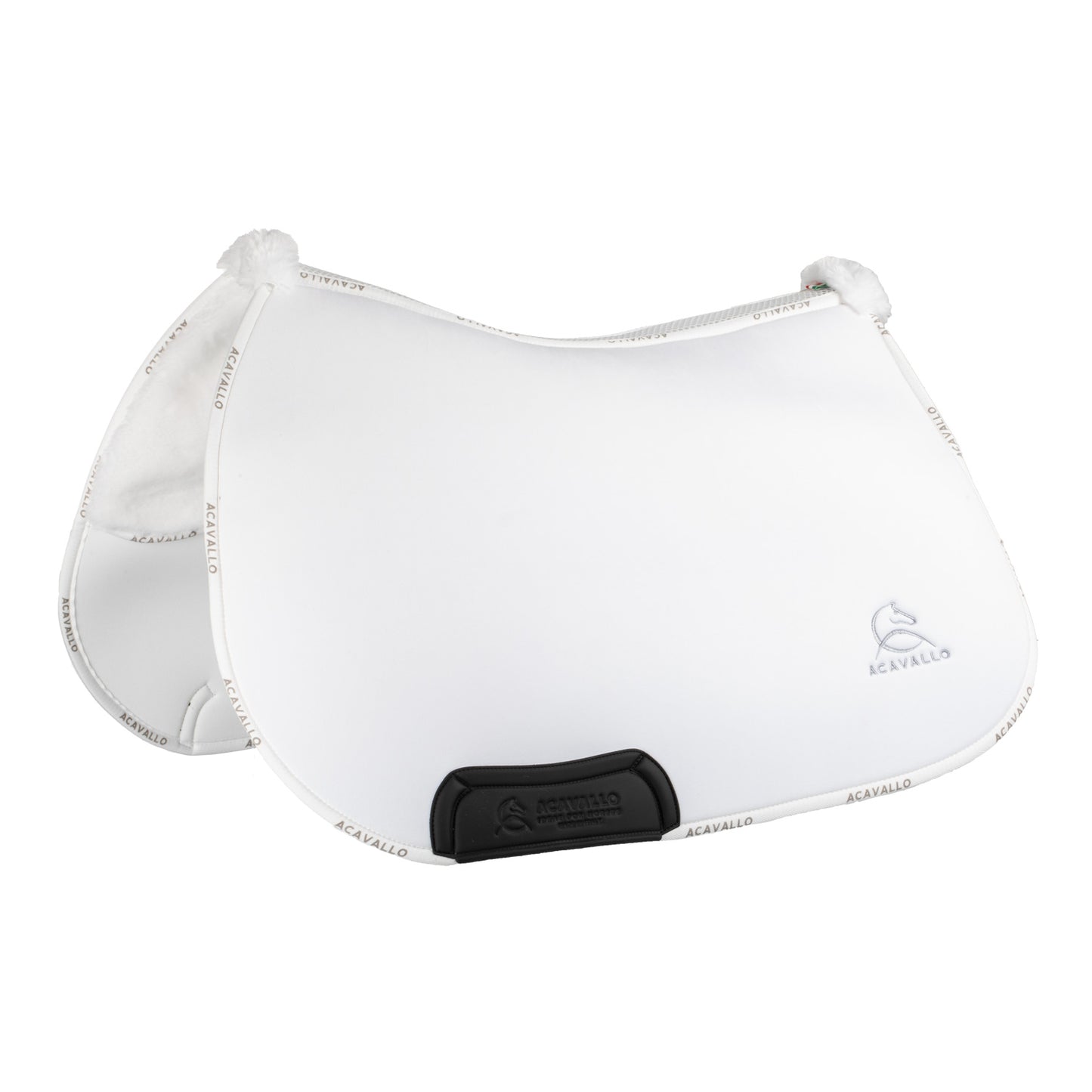 Acavallo Saddle pad JS CW-3DS louvre shaped internal faux sheepskin