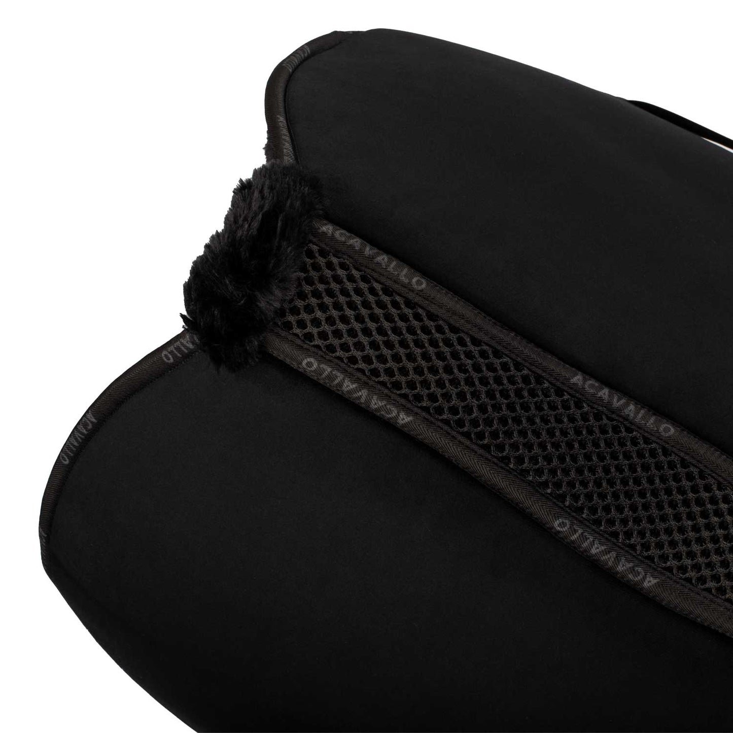 Acavallo Saddle pad JS CW-3DS louvre shaped internal faux sheepskin