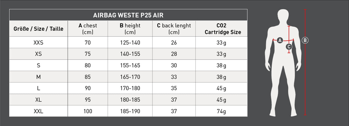 AIRBAG VEST SWING P25 AIR