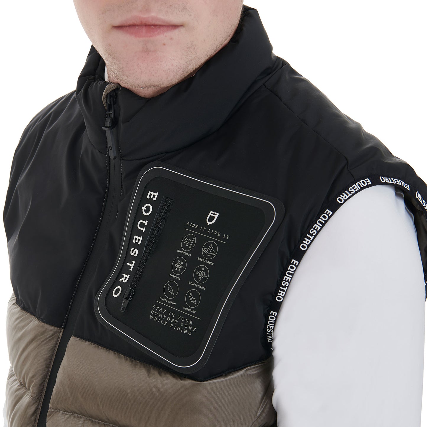 EQUESTRO BI-MATERIAL VEST SILICONE PATCH