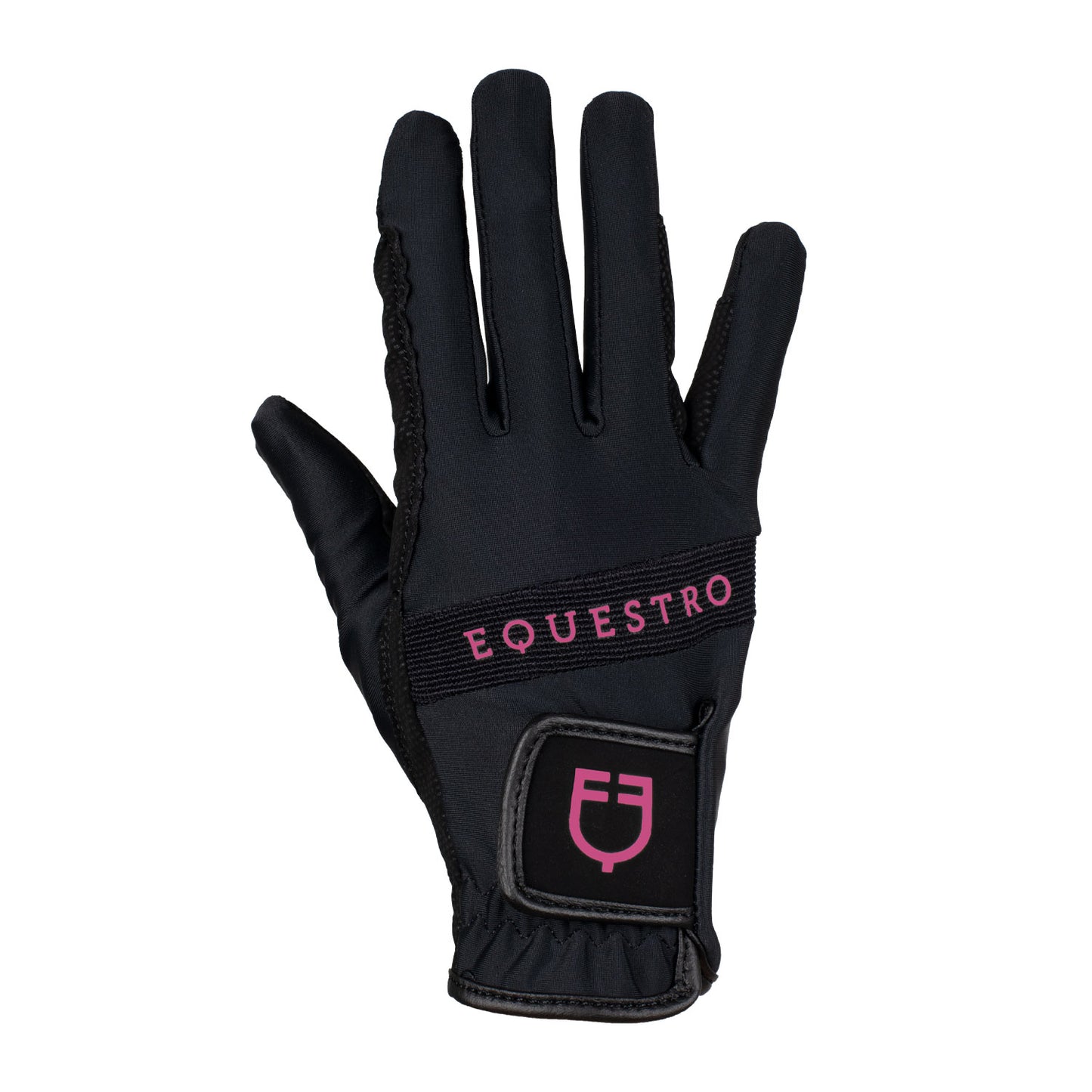 EQUESTRO GLOVES WITH MULTICOLOR LOGO
