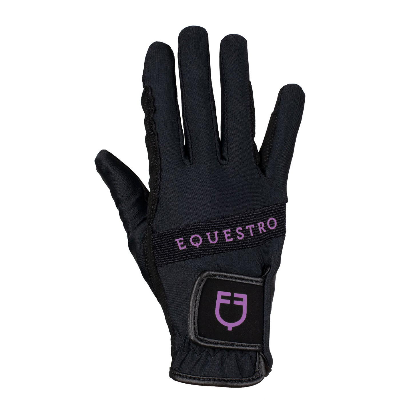 EQUESTRO GLOVES WITH MULTICOLOR LOGO