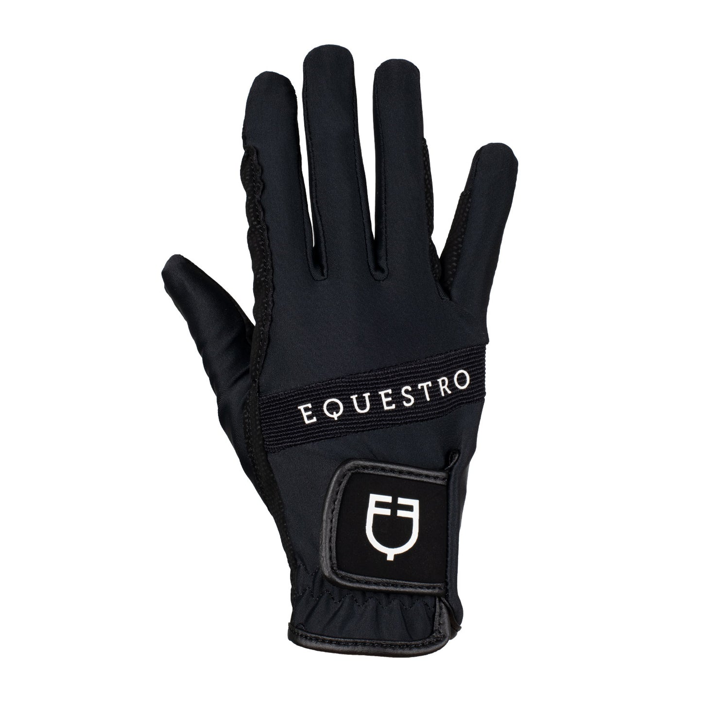 EQUESTRO GLOVES WITH MULTICOLOR LOGO