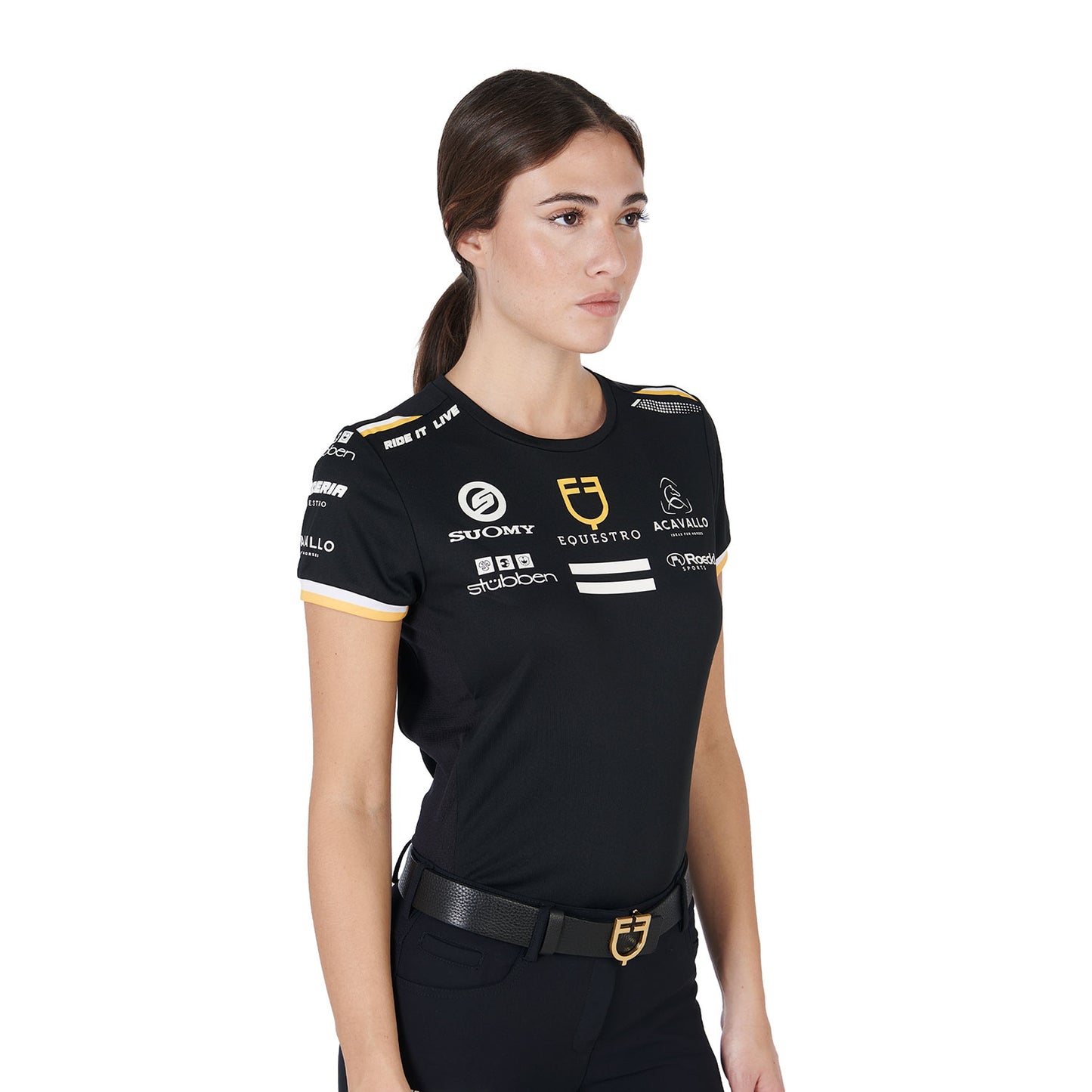 EQUESTRO - TRICOU DAMĂ MULTI LOGO