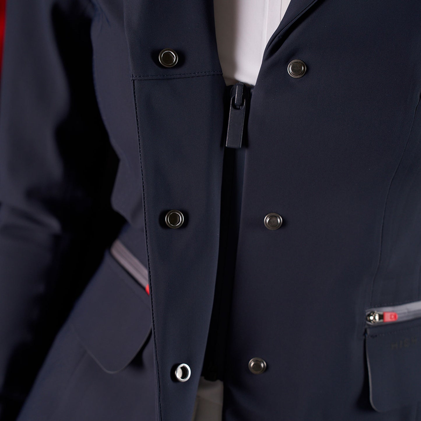 Equestro Ridertechnology women's competition jacket heat-sealed seams