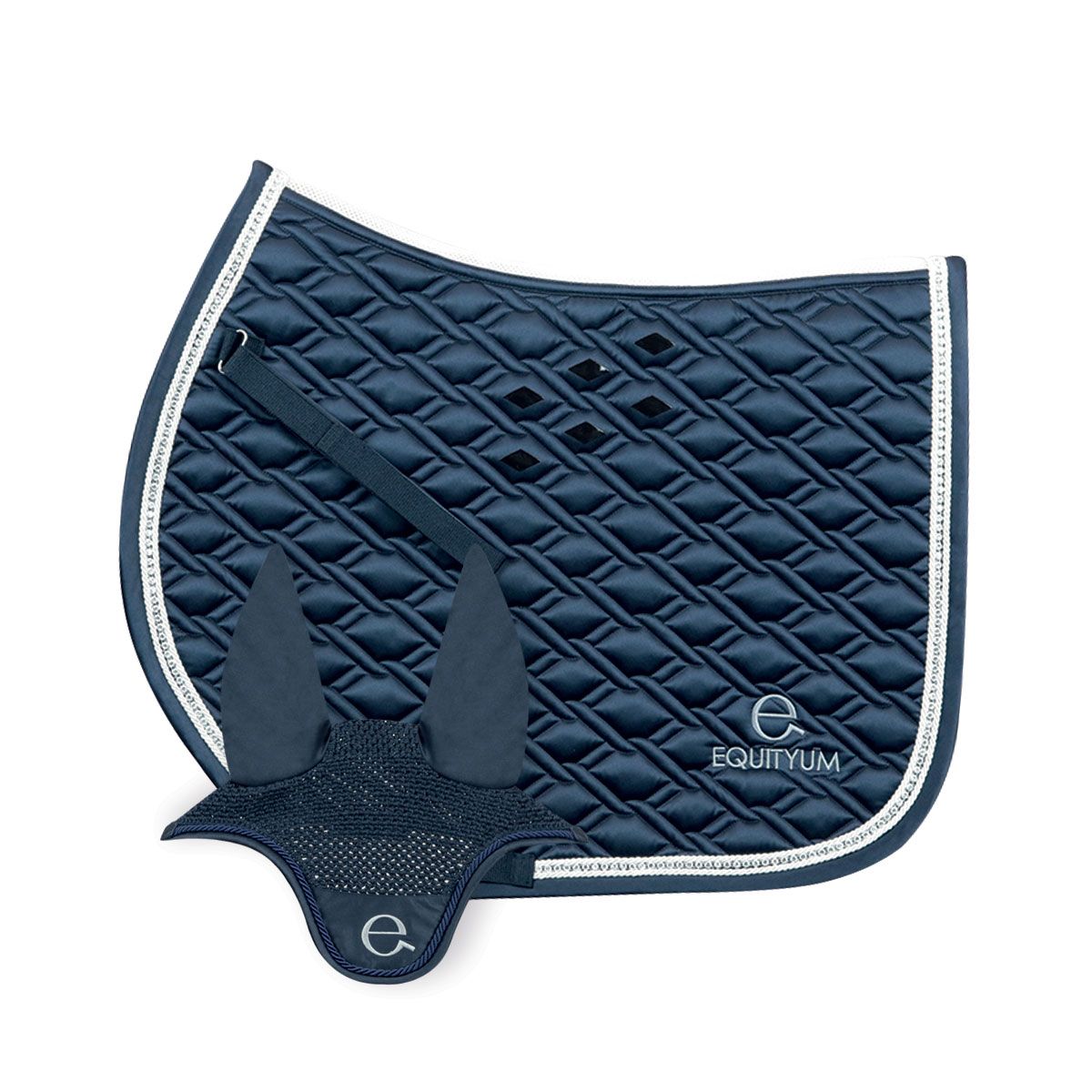 Equityum Esme Jumping Saddle Pad + Fly Hood