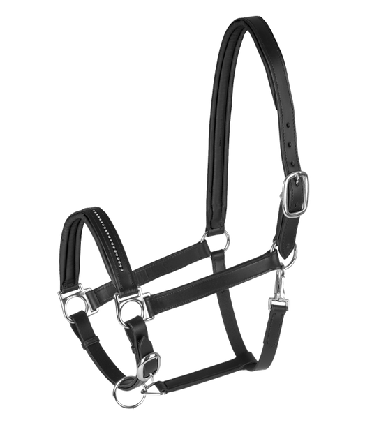 Star Diamond Leather Halter