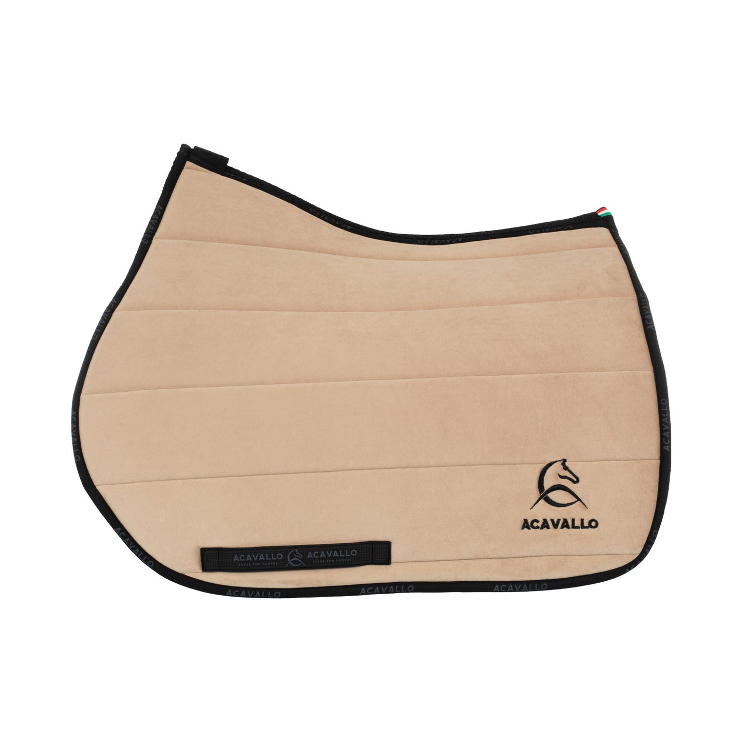 ACAVALLO SADDLE PAD JS CW-3DS QUILTED LOUVRE & BAMBOO