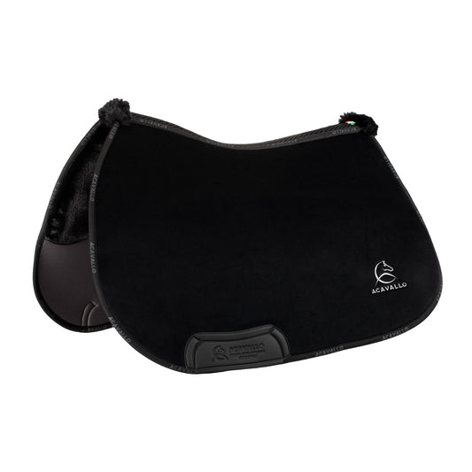 Acavallo Saddle pad JS CW-3DS louvre shaped internal faux sheepskin