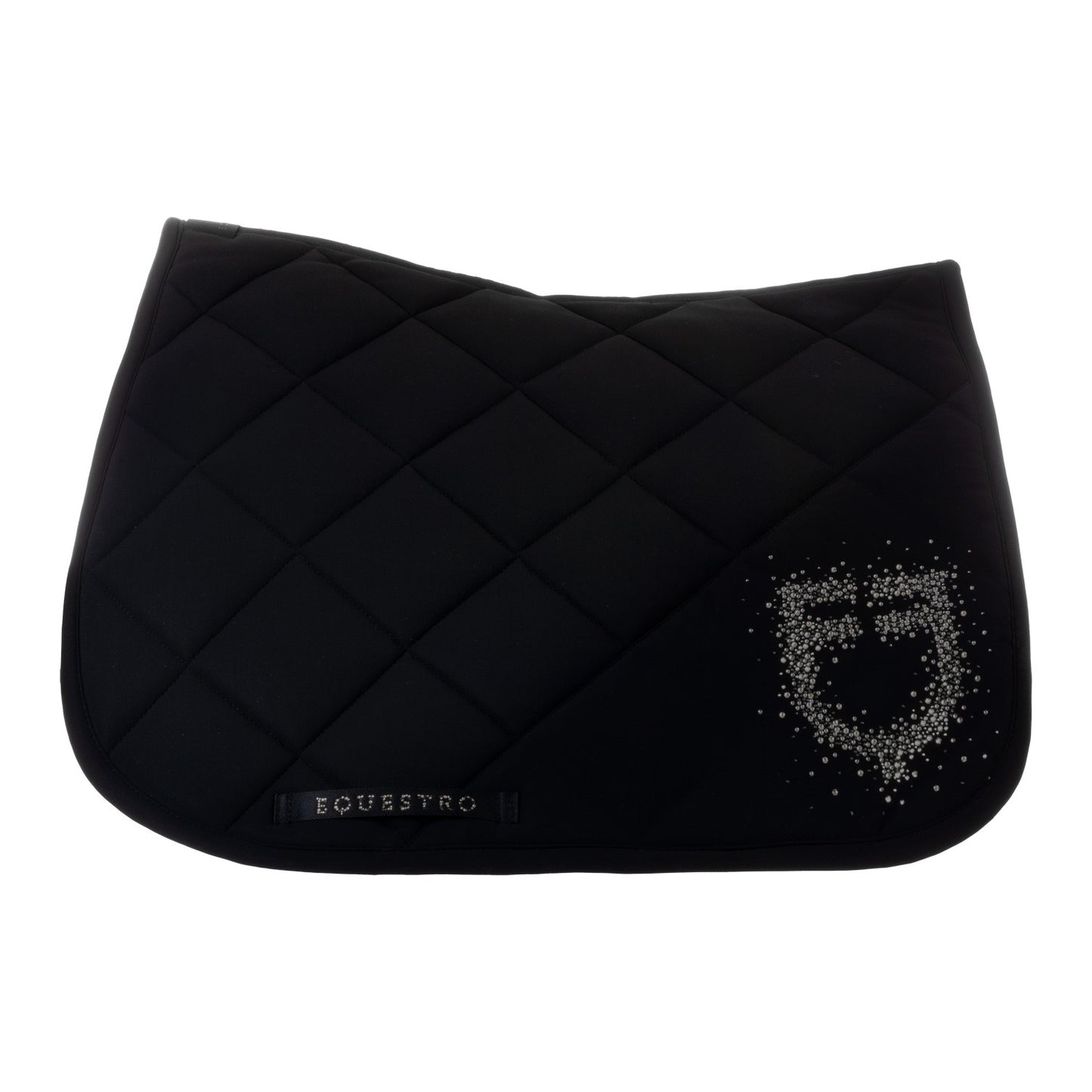 Equestro Jumping Saddle Pad with Rhinestone Logo