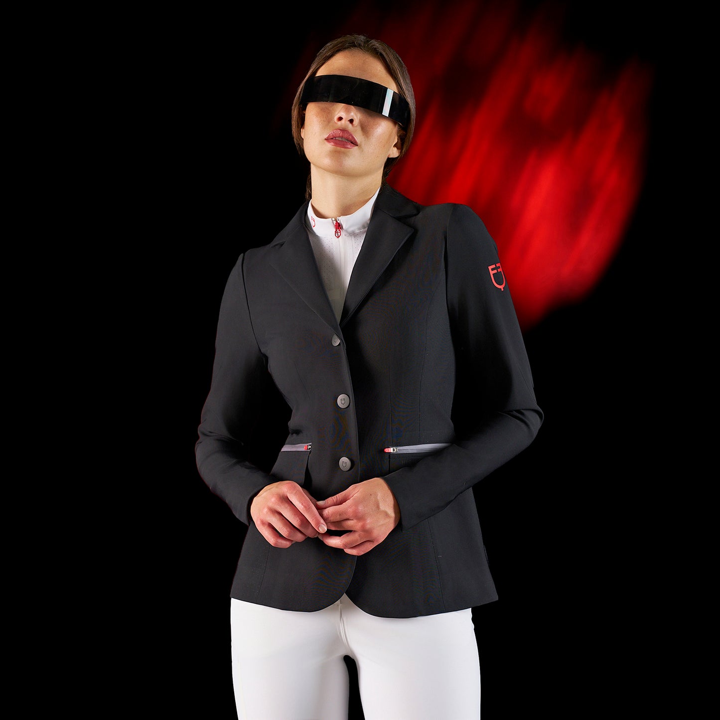 Equestro Ridertechnology women's competition jacket heat-sealed seams
