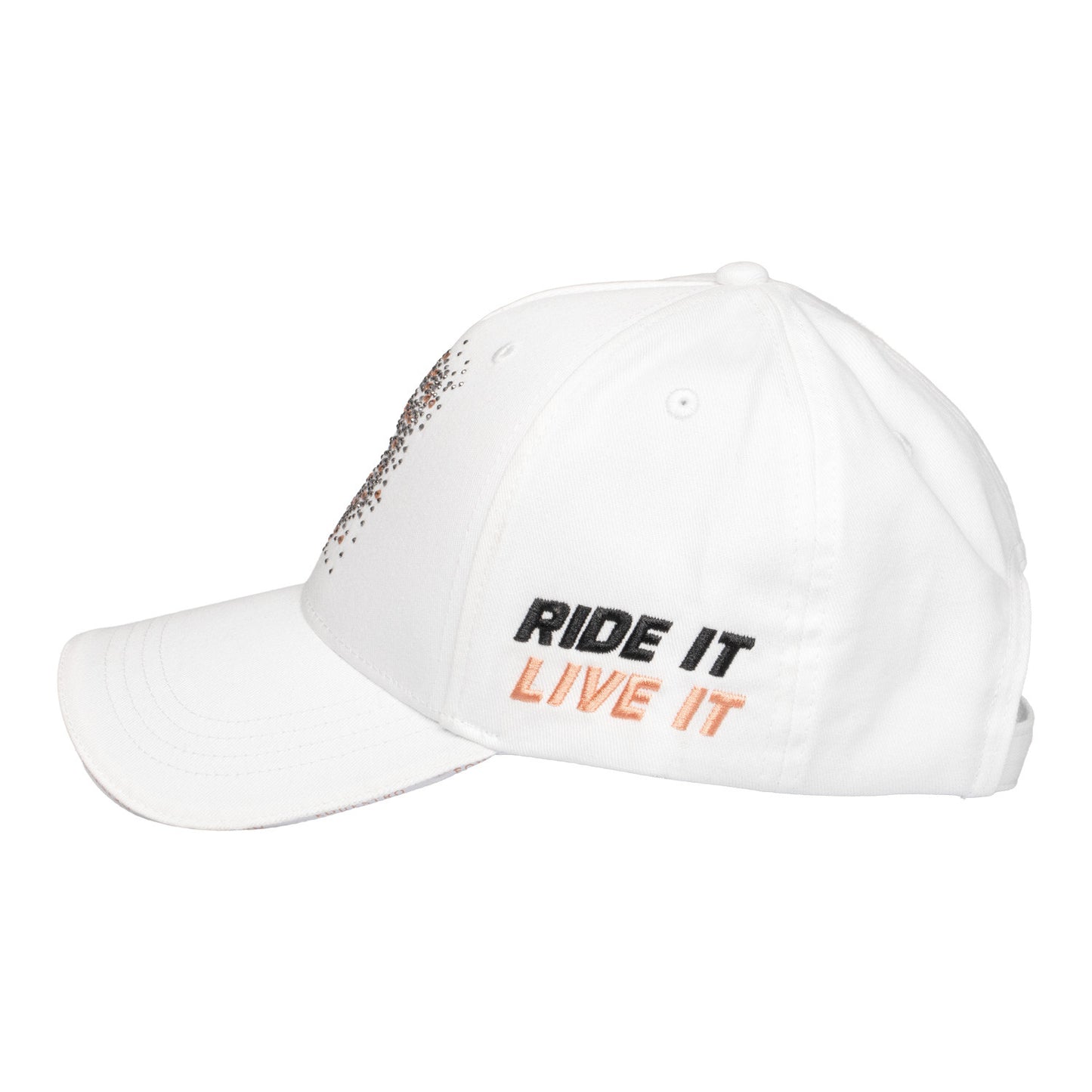 Equestro Baseball Cap with Rhinestone Logo