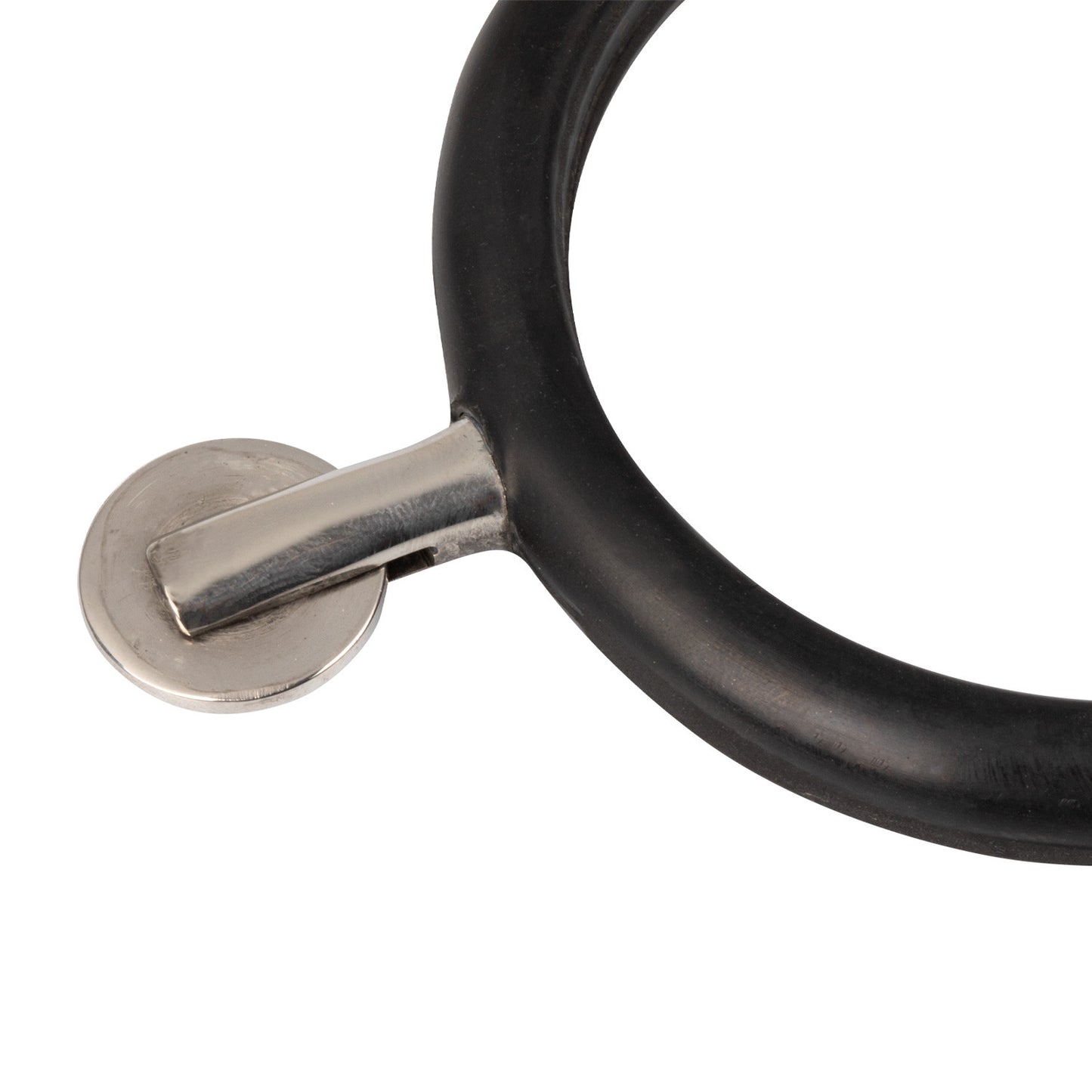 EQUESTRO - STAINLESS STEEL SPURS COATED WITH RUBBER W/SMOOTH HORIZONTAL WHEEL