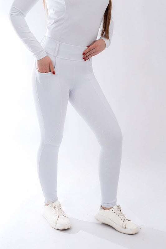 LEANDER WHITE COMPETITION PANTS