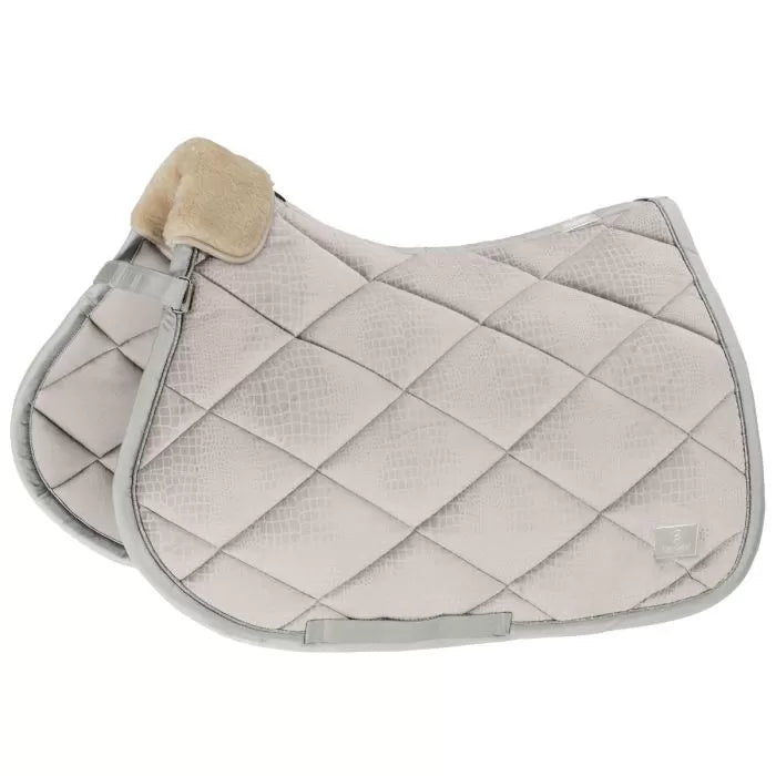 Eskadron Velvet Croco Platinum Jumping Saddle Pad