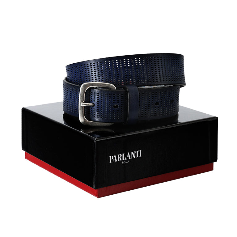 Parlanti Perforated Leather Belt