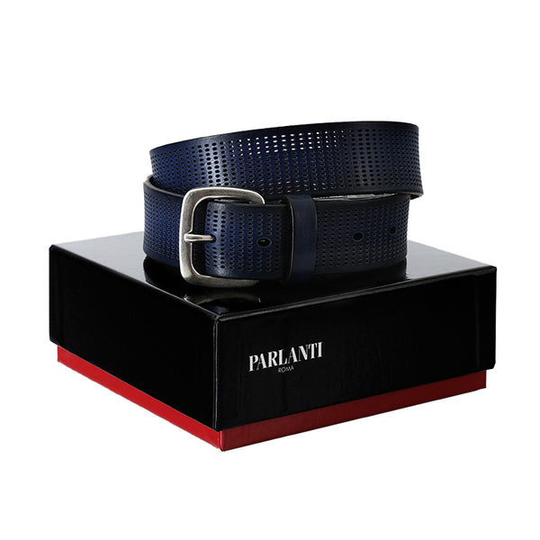 PARLANTI Perforated Leather Belt