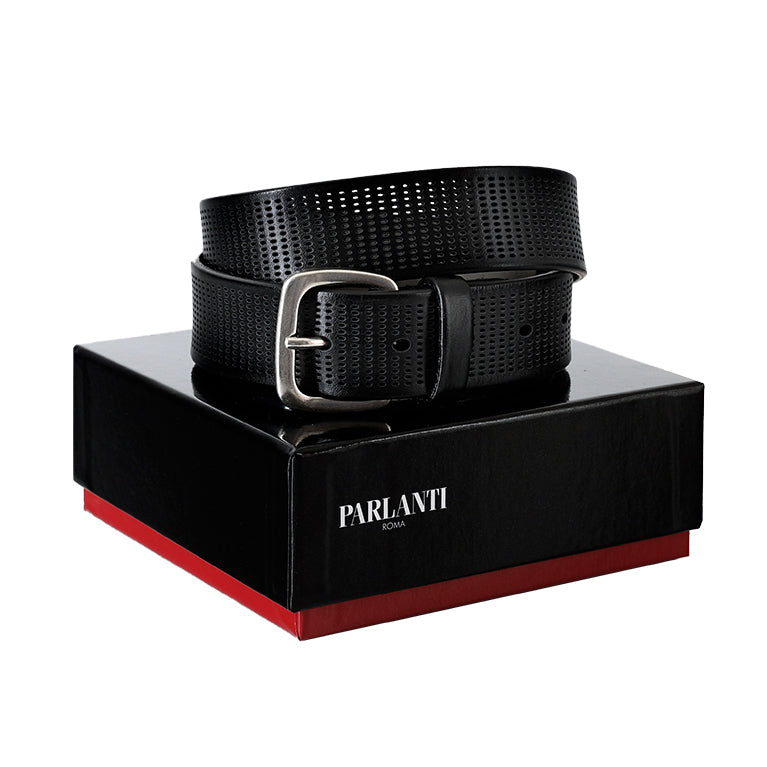 Parlanti Perforated Leather Belt