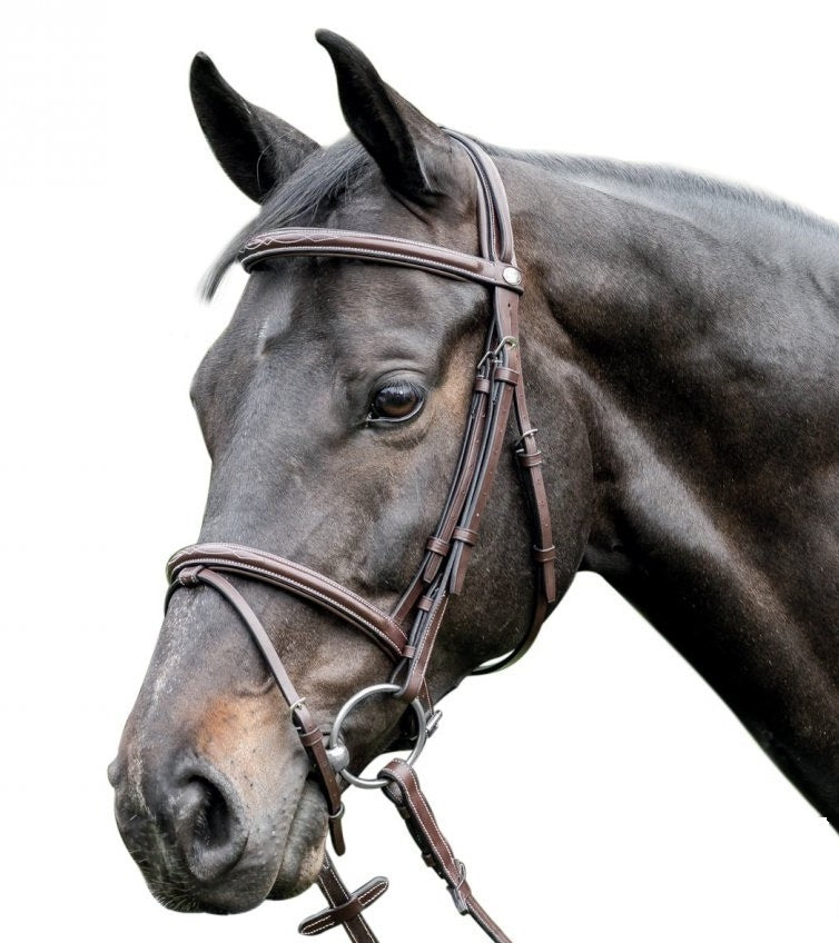 Prestige Triple raised English bridle 3E141