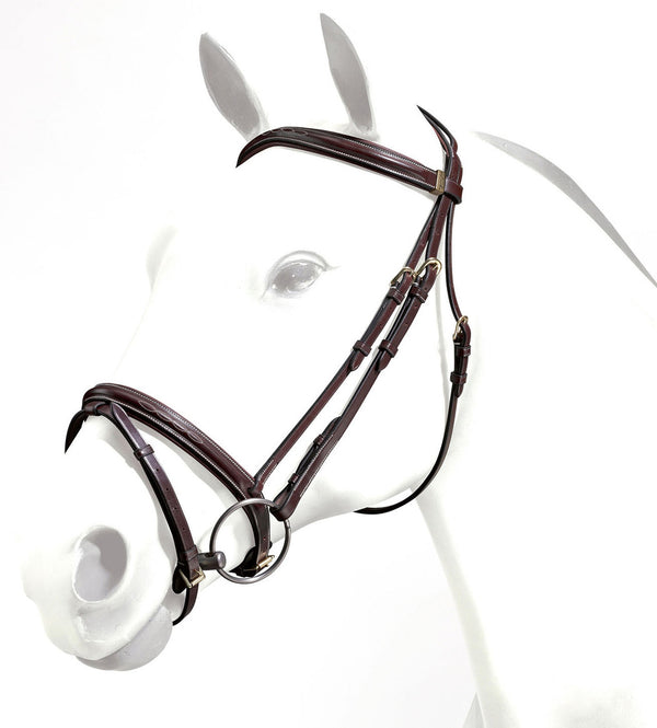 EQUIPE EMPORIO BRIDLE WITH ROLLED BROWBAND-BREØ6