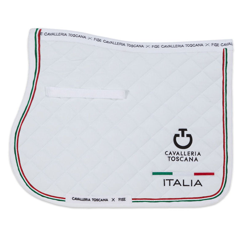 Cavalleria Toscana x FISE Tricolor Jumping Saddle Pad