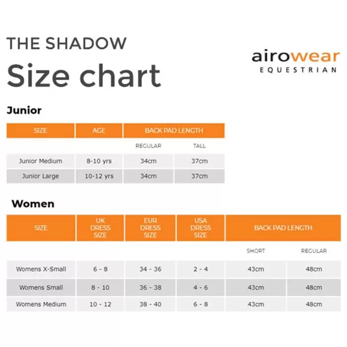 Airowear Shadow Back Protection Adult